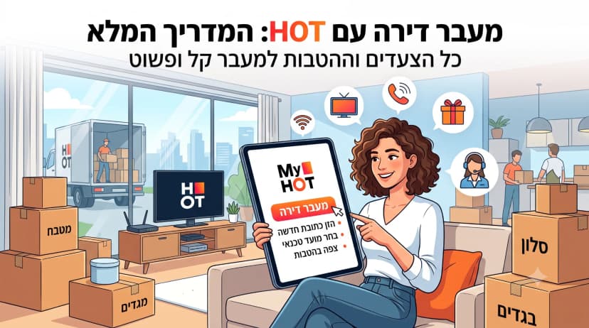 מעבר דירה עם HOT